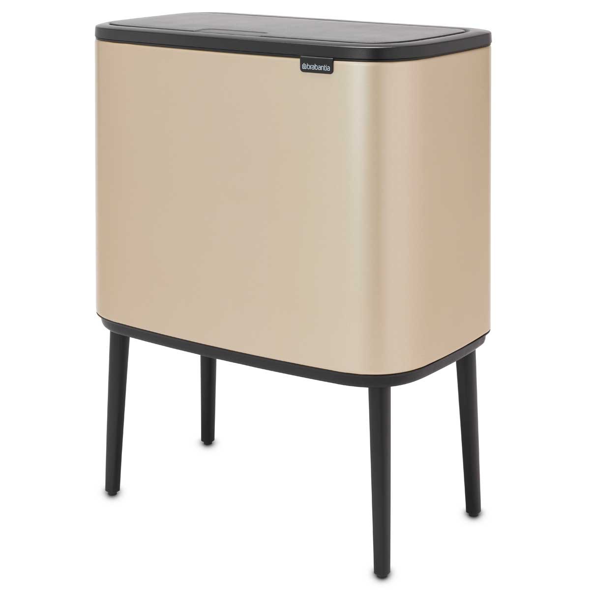 לויזון מרקט,BO פח טאץ 36 ליטר, בצבע שמפניה Brabantia, לויזון מרקט,BO פח טאץ 36 ליטר, בצבע שמפניה Brabantia,