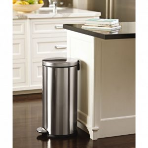 לויזון מרקט,פח דוושה עגול נירוסטה 30 ליטר סימפלהיומן,106