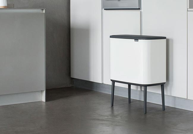 לויזון מרקט,פח עם מכסה, 62 ליטר VENTTI אפור UMBRA,22