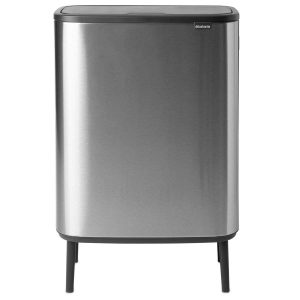 לויזון מרקט,BO פח טאץ 60 ליטר, נירוסטה מט FPP Brabantia,105