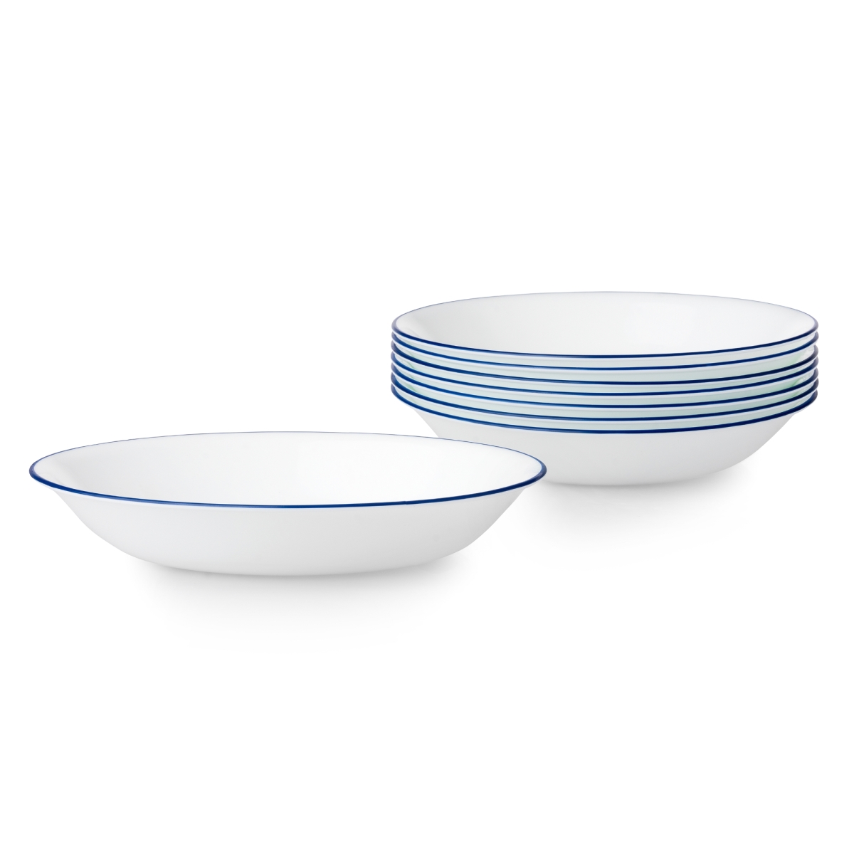 לויזון מרקט,צלחת פסטה 591 מ"ל פס כחול, לויזון מרקט,צלחת פסטה 591 מ"ל פס כחול,