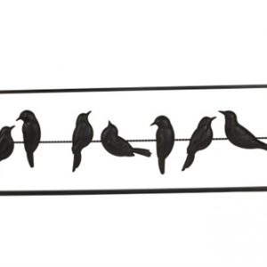 לויזון מרקט,תמונה מתכת ציפורים על חוט,19