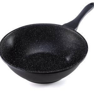 לויזון מרקט,ווק 30 ס"מ שיש שחור שיש שחור black marble פוד אפיל Food Appeal,91