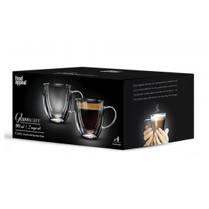 לויזון מרקט,זוג כוסות 90 מ"ל Double Glass דגם COSTA פוד אפיל Food Appeal,91
