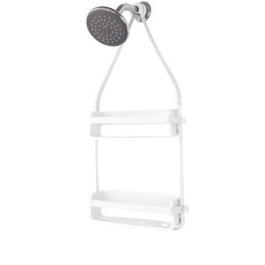 לויזון מרקט,מתלה אמבטיה כפול FLEX לבן אומברה UMBRA,125