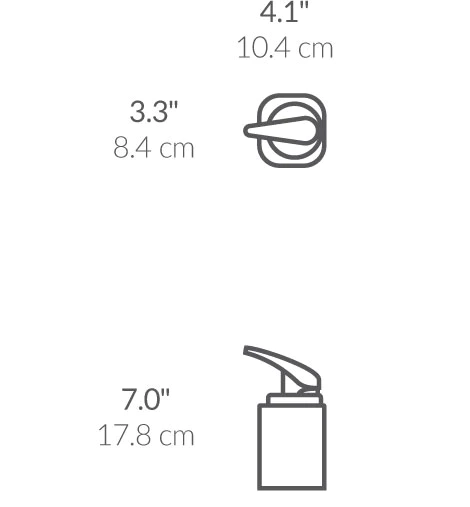 לויזון מרקט,דיספנסר לסבון ידני מרובע סימפלהיומן Simplehuman, לויזון מרקט,דיספנסר לסבון ידני מרובע סימפלהיומן Simplehuman,
