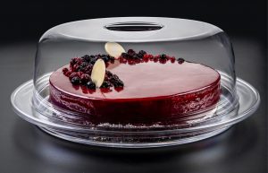 לויזון מרקט,פעמון עוגה עם מגש אקריל 29 ס”מ,