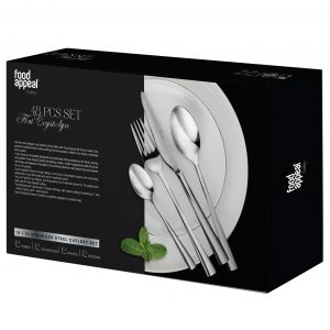 לויזון מרקט,סט סכו"ם יוקרתי 48 חלקים 10/18 דגם CRYSTALYN FLAT פוד אפיל,91 לויזון מרקט,סט סכו"ם יוקרתי 48 חלקים 10/18 דגם CRYSTALYN FLAT פוד אפיל,91