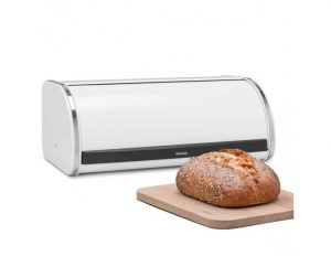 לויזון מרקט,ארגז לחם גדול לבן - מכסה מתגלגל Brabantia ברבנטיה,