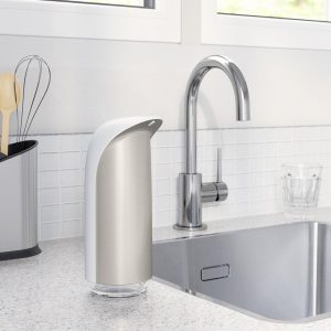 לויזון מרקט,דיספנסר לסבון Emperor לבן/ניקל אומברה UMBRA,125 לויזון מרקט,דיספנסר לסבון Emperor לבן/ניקל אומברה UMBRA,125