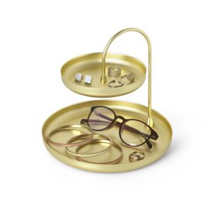 לויזון מרקט,מגש 2 קומות Poise גדול UMBRA,125 לויזון מרקט,מגש 2 קומות Poise גדול UMBRA,125