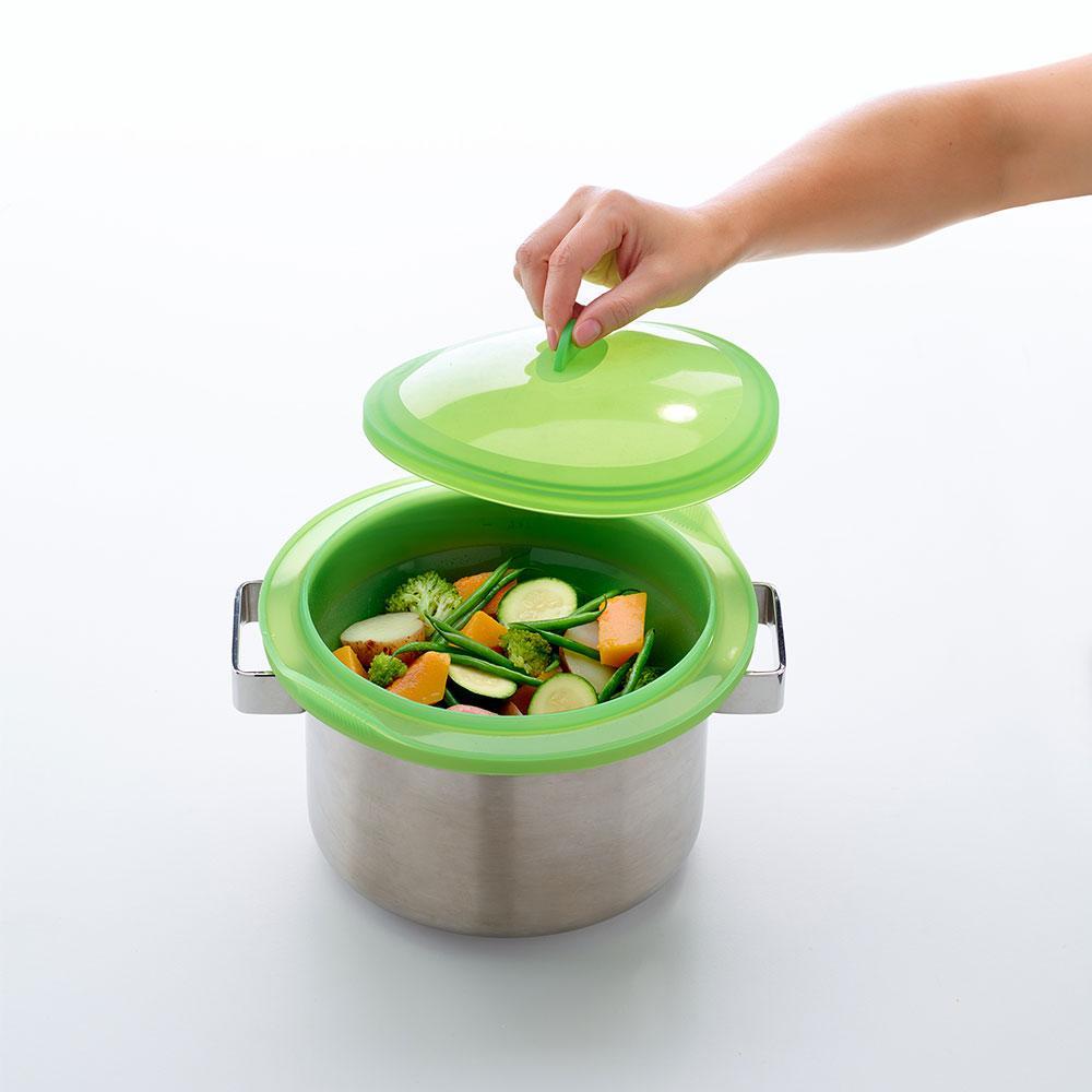 לויזון מרקט,אביזר אידוי ירוק מתקפל לסיר, לויזון מרקט,אביזר אידוי ירוק מתקפל לסיר,