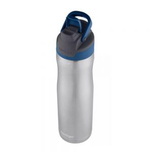 לויזון מרקט,בקבוק מתכת Autoseal Chill פס כחול CONTIGO  קונטיגו,