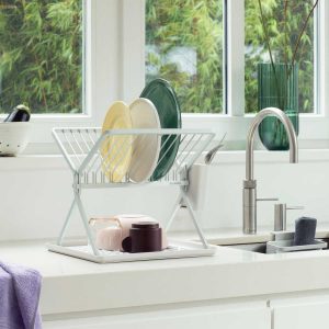לויזון מרקט,מתקן ייבוש כלים מתקפל - אפור בהיר Brabantia,105