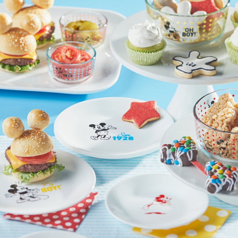 לויזון מרקט,צלחות Mickey, מארז 8 צלחות מנה ראשונה,