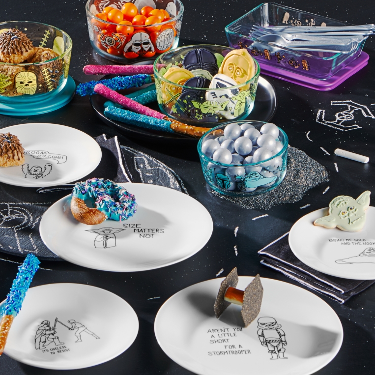 לויזון מרקט,צלחות Star Wars, מארז 8 צלחות מנה ראשונה,