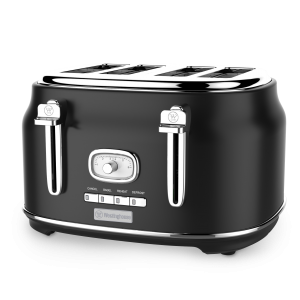 לויזון מרקט,מצנם נירוסטה לארבע פרוסות שחור מט Westinghouse  סדרת RETRO וסטינגהאוס WKTTB-809,135