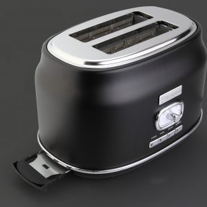 לויזון מרקט,מצנם נירוסטה לשתי פרוסות שחור מט Westinghouse  סדרת RETRO וסטינגהאוס WKTTA-857,135