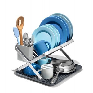 לויזון מרקט,מתקן לייבוש כלים אלומיניום מתקפל OXO,104