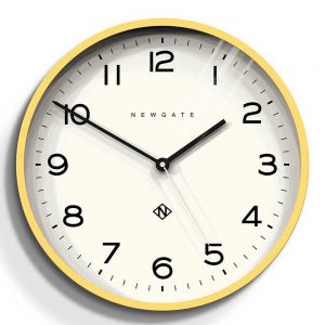 לויזון מרקט,שעון קיר צהוב בינוני Echo Number Three,42