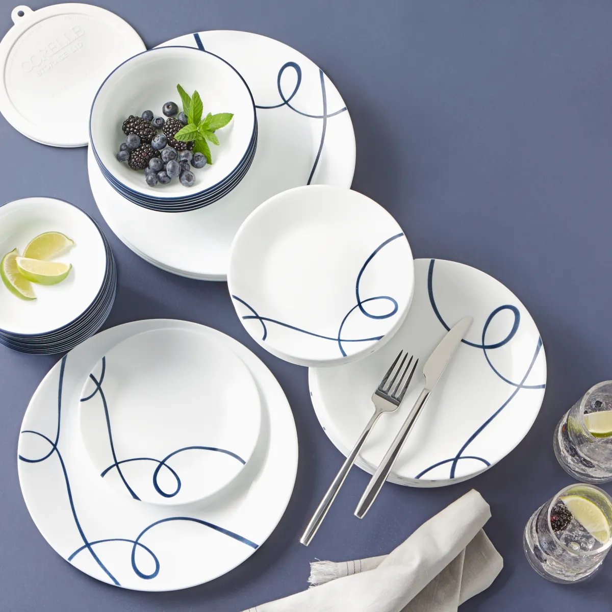 לויזון מרקט,סט צלחות 18 חלקים, Lia, לויזון מרקט,סט צלחות 18 חלקים, Lia,