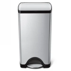 לויזון מרקט,פח דוושה מלבני, נירוסטה 30 ליטר סימפלהיומן Simplehuman,106