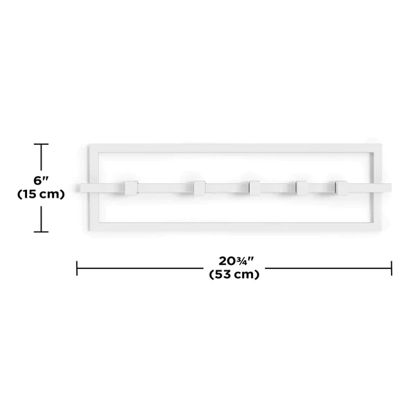לויזון מרקט,מתלה Cubiko לבן UMBRA, לויזון מרקט,מתלה Cubiko לבן UMBRA,