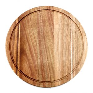 לויזון מרקט,קרש פיצה עגול 25 ס"מ מעץ שיטה ACACIA פוד אפיל,91