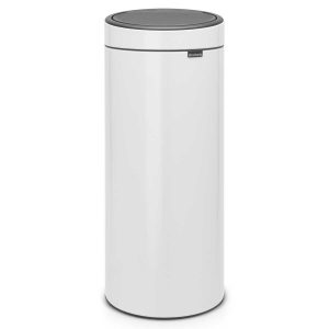 לויזון מרקט,פח טאץ 30 ליטר לבן, Brabantia,