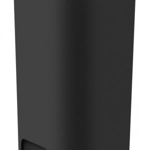 לויזון מרקט,פח אשפה EKO חצי עגול 55 ליטר HANNA שחור מט,90