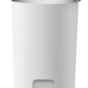 לויזון מרקט,פח אשפה EKO חצי עגול 55 ליטר HANNA לבן מט,90