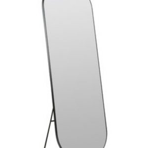 לויזון מרקט,מראה מעוצבת רגל מתכת שחורה אובלי,19