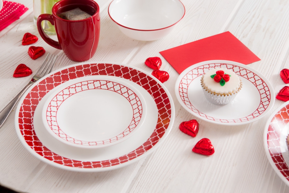 לויזון מרקט,סט 18 חלקים, Crimson Trelis,