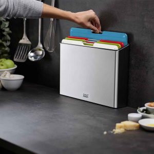 לויזון מרקט,סט 4 קרשי חיתוך Folio כסוף  ג'וזף ג'וזף,126