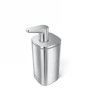 לויזון מרקט,דיספנסר לסבון ידני מרובע מאט סימפלהיומן Simplehuman תכולה: 295 מ"ל,106 לויזון מרקט,דיספנסר לסבון ידני מרובע מאט סימפלהיומן Simplehuman תכולה: 295 מ"ל,106