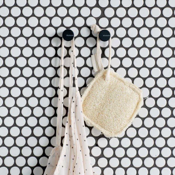 לויזון מרקט,זוג מתלי כפתור למגבות שחור מינרלי MIndSet ברבנטיה Brabantia, לויזון מרקט,זוג מתלי כפתור למגבות שחור מינרלי MIndSet ברבנטיה Brabantia,