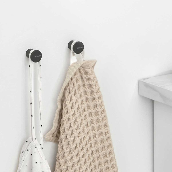 לויזון מרקט,זוג מתלי כפתור למגבות שחור מינרלי MIndSet ברבנטיה Brabantia, לויזון מרקט,זוג מתלי כפתור למגבות שחור מינרלי MIndSet ברבנטיה Brabantia,