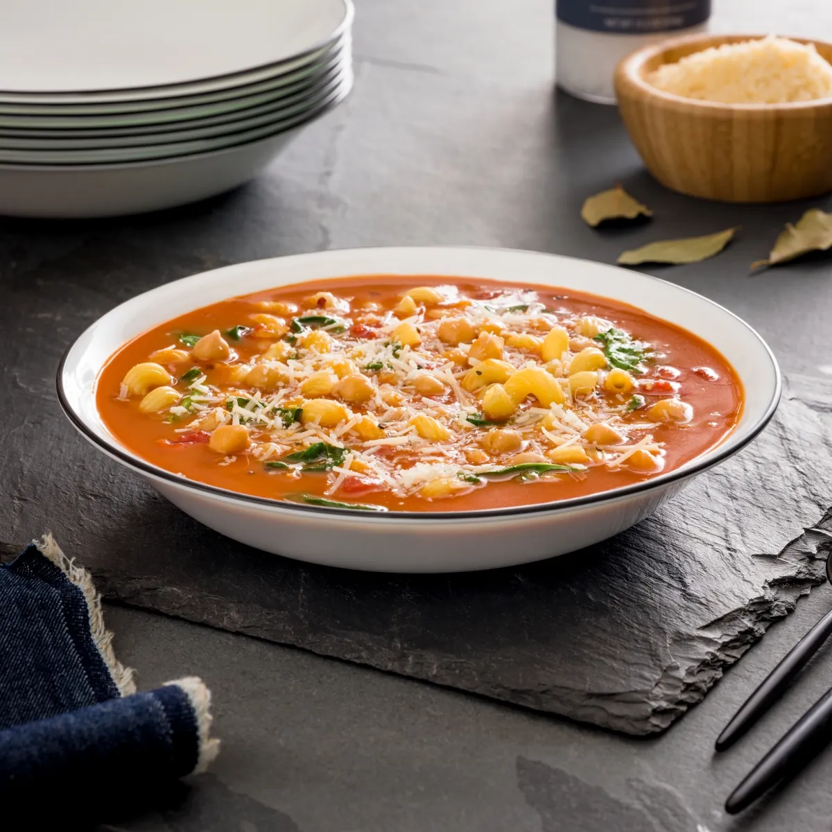 לויזון מרקט,צלחת פסטה 591 מ"ל, פס שחור,