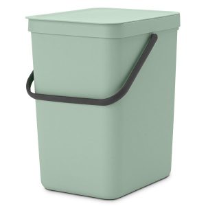 לויזון מרקט,פח הפרדה 25 ליטר פלסטיק, SORT & GO ירוק ג׳ייד - Brabantia,