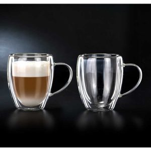 לויזון מרקט,סט 2 כוסות דופן כפולה 360 מ"ל COSTA פוד אפיל Food Appeal,91