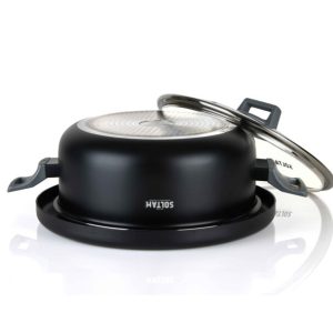 לויזון מרקט,סיר אורז (3) חלק 15*32 ס"מ 11.3 ליטר Culinary Flip אלומיניום סולתם SOLTAM,120