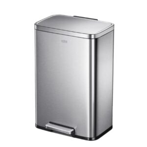 לויזון מרקט,פח אשפה מרובע 30 ליטר MADISON נירוסטה מוברשת מבית EKO,63