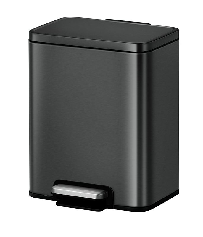 לויזון מרקט,פח אשפה מרובע 30 ליטר MADISON שחור מט מבית EKO, לויזון מרקט,פח אשפה מרובע 30 ליטר MADISON שחור מט מבית EKO,