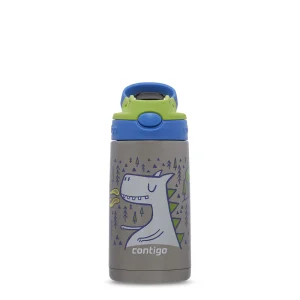 לויזון מרקט,בקבוק ילדים מתכת CLEANABLE דרקון 385 מ"ל CONTIGO קונטיגו,