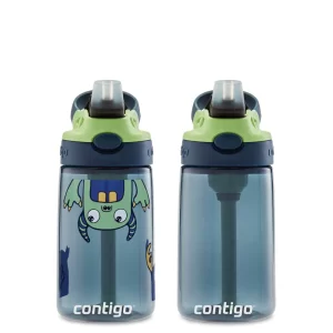 לויזון מרקט,זוג בקבוקי ילדים CLEANABLE מפלצת 420 מ"ל CONTIGO  קונטיגו,