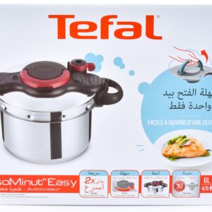 לויזון מרקט,סיר לחץ קליפסו 6 ליטר טפאל דגם TEFAL Clipso Minut Easy,145