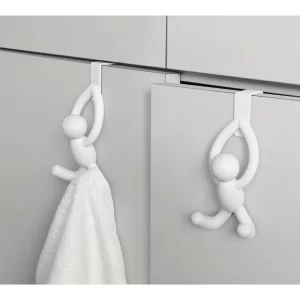 לויזון מרקט,סט 2 מתלי מגבות BUDDY לבן אומברה UMBRA,125