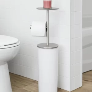 לויזון מרקט,מעמד עם אחסון לנייר טואלט PRTALOO לבן אומברה UMBRA,125 לויזון מרקט,מעמד עם אחסון לנייר טואלט PRTALOO לבן אומברה UMBRA,125