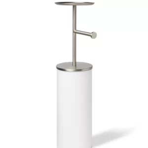 לויזון מרקט,מעמד עם אחסון לנייר טואלט PRTALOO לבן אומברה UMBRA,71