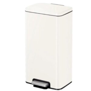 לויזון מרקט,פח אשפה מרובע 30 ליטר MADISON לבן מט מבית EKO,63